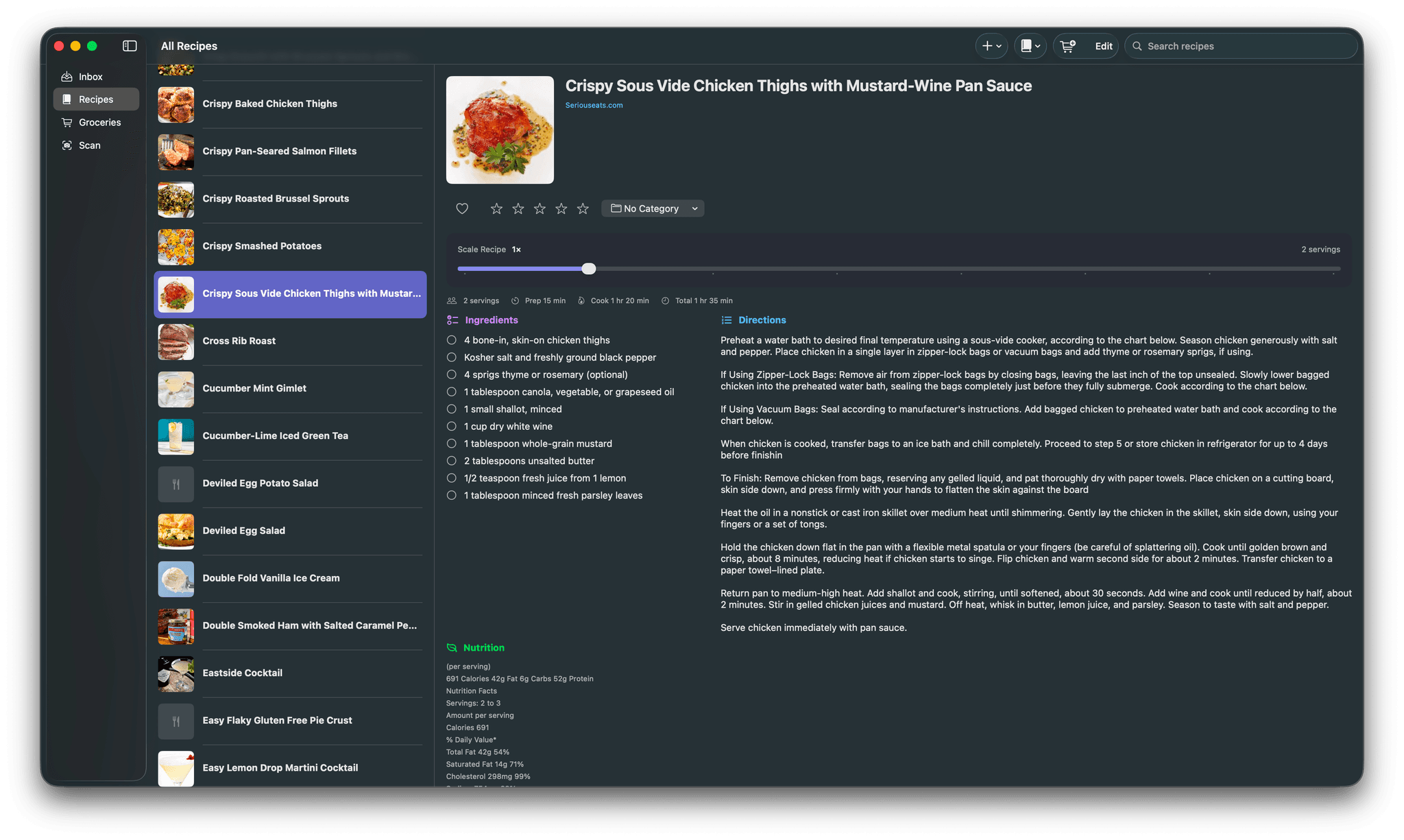 macOS Sidebar Layout